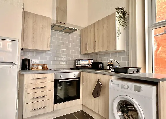 Original One Bedroom Apartment Next To Winter Gardens With Free On-Site Parking, Blackpool